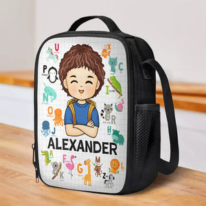 Premier jour de nombreux jours merveilleux - Sac à lunch personnalisé - Cadeau de rentrée scolaire pour enfant