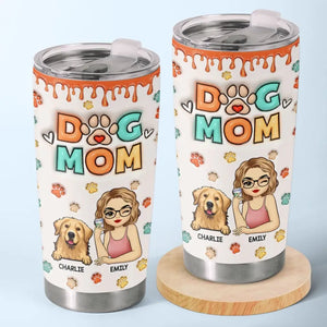 Fourrure, amour et câlins - Gobelet personnalisé avec effet gonflable 3D pour chien et chat - Cadeau pour propriétaires et amoureux des animaux