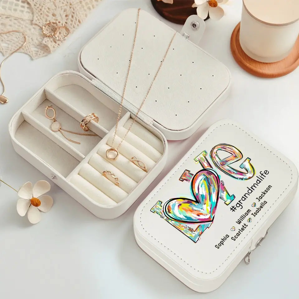 Les grands-mères sont des mamans avec beaucoup de glaçage - Coffret à bijoux personnalisé pour la famille - Cadeau pour maman, grand-mère