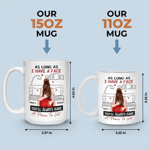 Deux cœurs, un lien éternel - Tasse personnalisée pour couple - Cadeau pour mari et femme, anniversaire