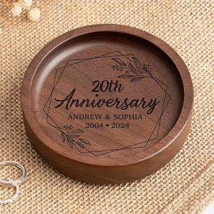 Toi et moi, on a ça ! Plat à bijoux en bois personnalisé pour couple ! Cadeau pour mari et femme, anniversaire