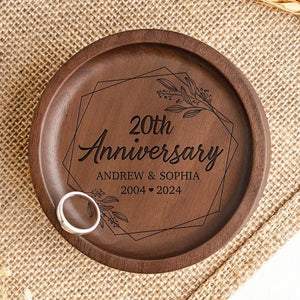 Toi et moi, on a ça ! Plat à bijoux en bois personnalisé pour couple ! Cadeau pour mari et femme, anniversaire