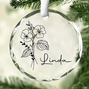 Les vraies amitiés sont éternelles et s'épanouissent sans fin - Décoration en verre personnalisée pour meilleure amie - Cadeau de Noël pour meilleures amies, meilleures amies et sœurs
