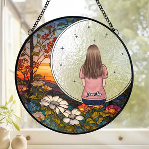 Nos souvenirs sont innombrables - Attrape-soleil personnalisé à suspendre sur un vitrail - Cadeau de condoléances pour les membres de la famille