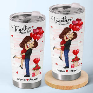 Mon conte de fées préféré est notre histoire d'amour - Verre personnalisé pour couple - Cadeau pour mari et femme, anniversaire