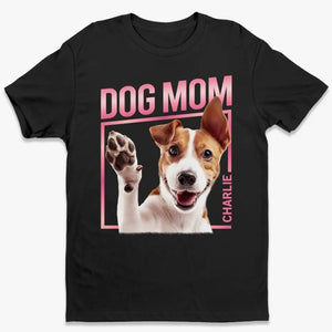 Photo personnalisée « La route vers mon cœur est remplie d'empreintes de pattes » - T-shirt, sweat à capuche et sweat-shirt unisexe personnalisé pour chien et chat - Cadeau pour propriétaires et amoureux des animaux