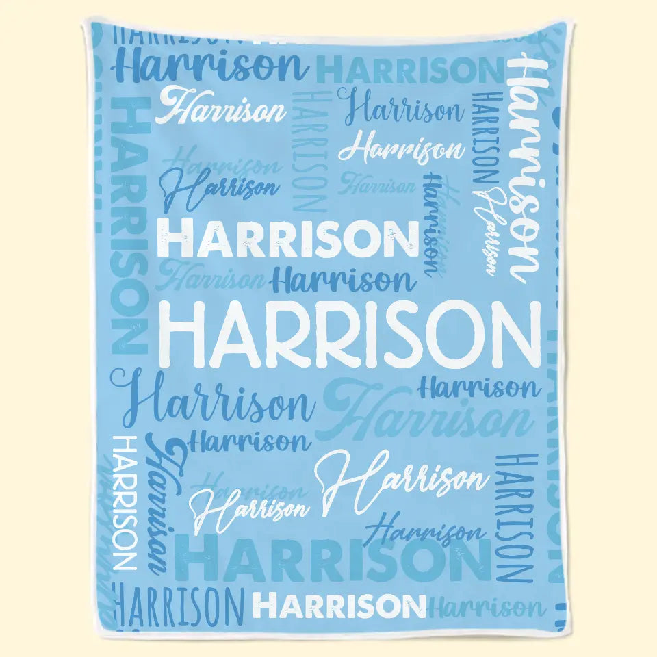 Je suis aimé - Couverture personnalisée pour bébé - Cadeau pour bébé, enfant et nouveau-né