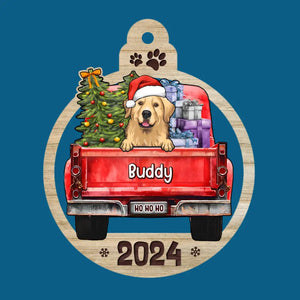 Le plus beau cadeau de tous - Ornement personnalisé pour chien - Forme en bois personnalisée - Cadeau de Noël pour les propriétaires d'animaux et les amoureux des animaux