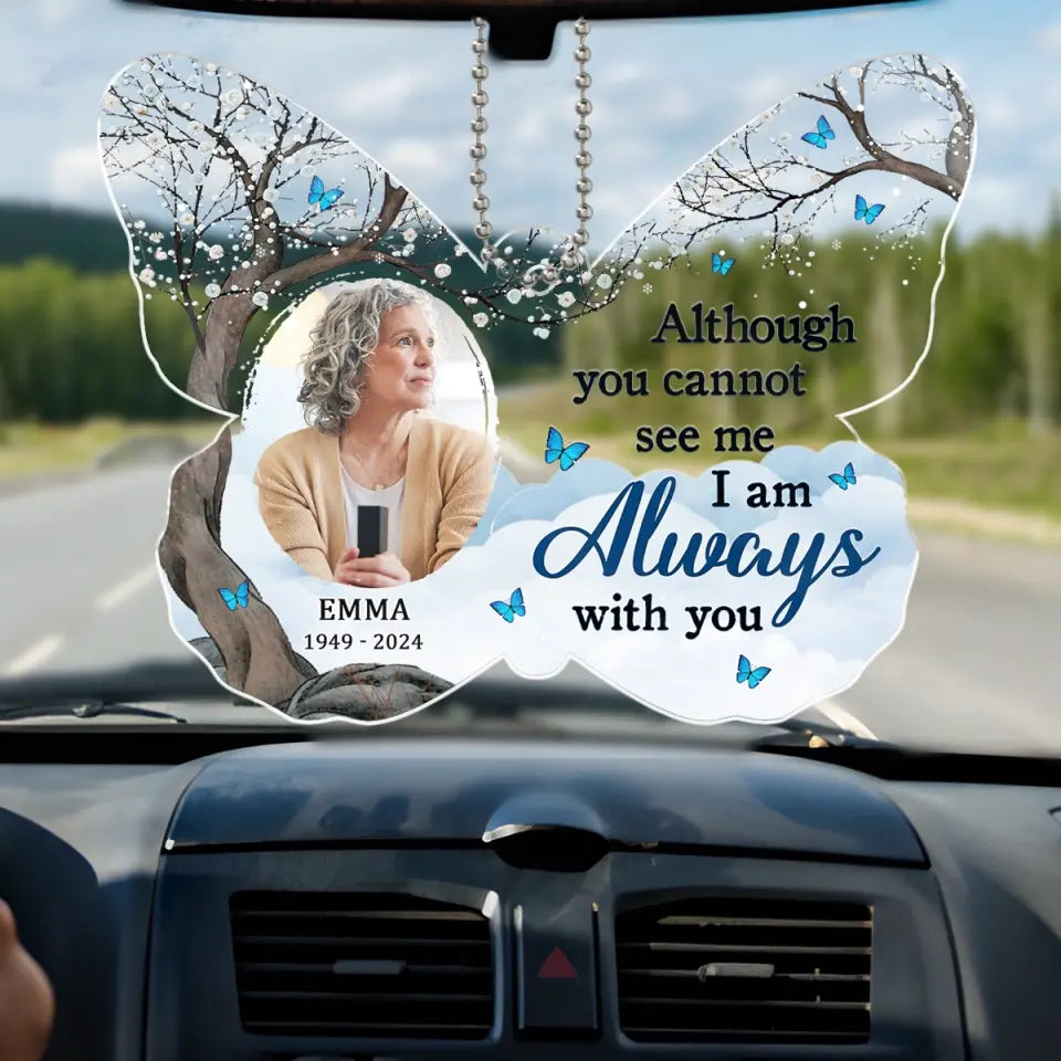 Memorial Personalized Custom Car Ornament AMZ - Acrylic Custom Shaped - New Arrival, Sympathy Gift For Family Members