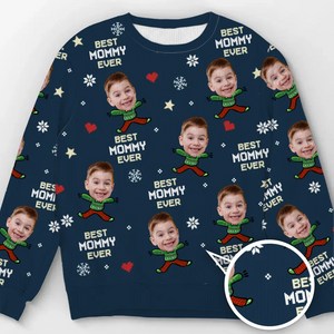 La famille est le plus beau cadeau de tous - Sweat-shirt personnalisé pour la famille - Pull en laine unisexe - Cadeau de Noël pour les membres de la famille