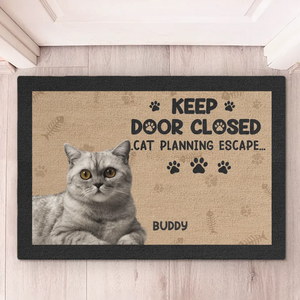 Tapis décoratif personnalisé pour chien et chat : la maison est là où séjourne l'animal ; cadeau idéal pour les propriétaires et les amoureux des animaux.