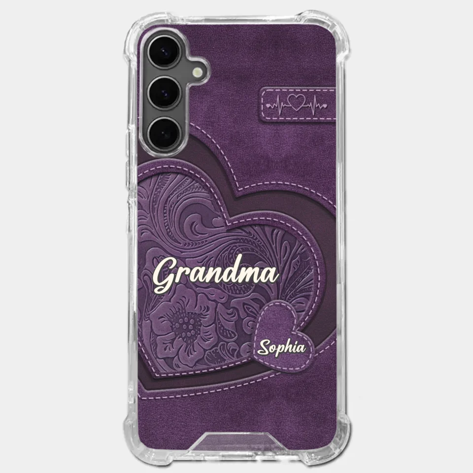 Coque de téléphone transparente imprimée effet gonflé 3D personnalisée - Cadeaux d'anniversaire personnalisés pour maman, grand-mère - Tu es la mère que tout le monde rêve d'avoir