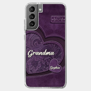 Coque de téléphone transparente imprimée effet gonflé 3D personnalisée - Cadeaux d'anniversaire personnalisés pour maman, grand-mère - Tu es la mère que tout le monde rêve d'avoir