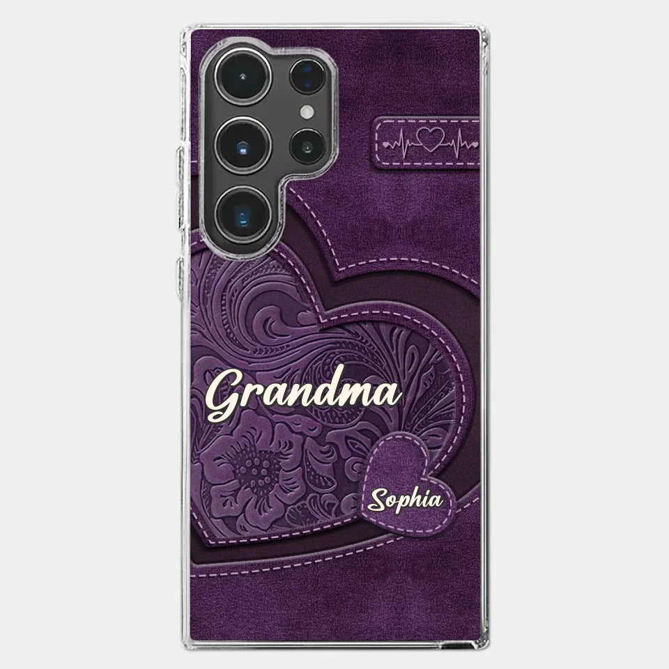 Coque de téléphone transparente imprimée effet gonflé 3D personnalisée - Cadeaux d'anniversaire personnalisés pour maman, grand-mère - Tu es la mère que tout le monde rêve d'avoir