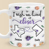 Long Distance I Found A Sister By Heart - Bestie Personalized Custom 3D Inflated Effect Printed Mug - Gift For Best Friends, BFF, Sisters