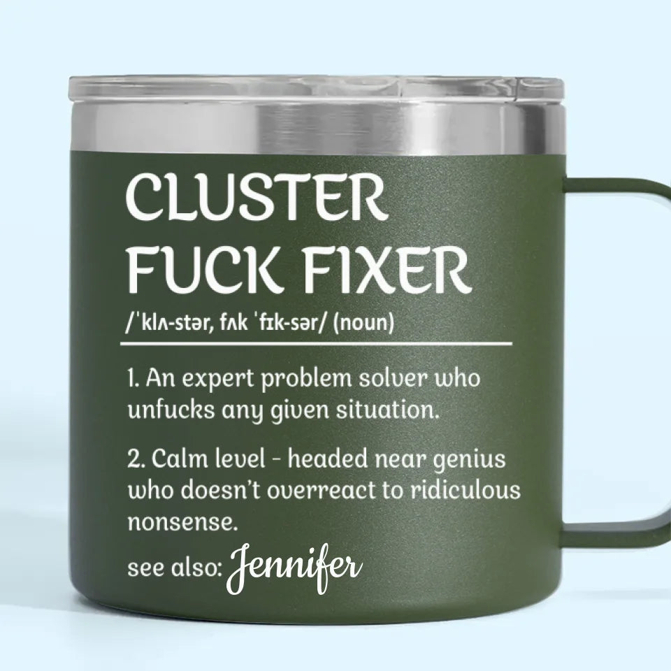 You Make Every Task Look So Effortless And Easy - Coworker Personalized Custom 14oz Stainless Steel Tumbler With Handle - Gift For Coworkers, Work Friends, Colleagues