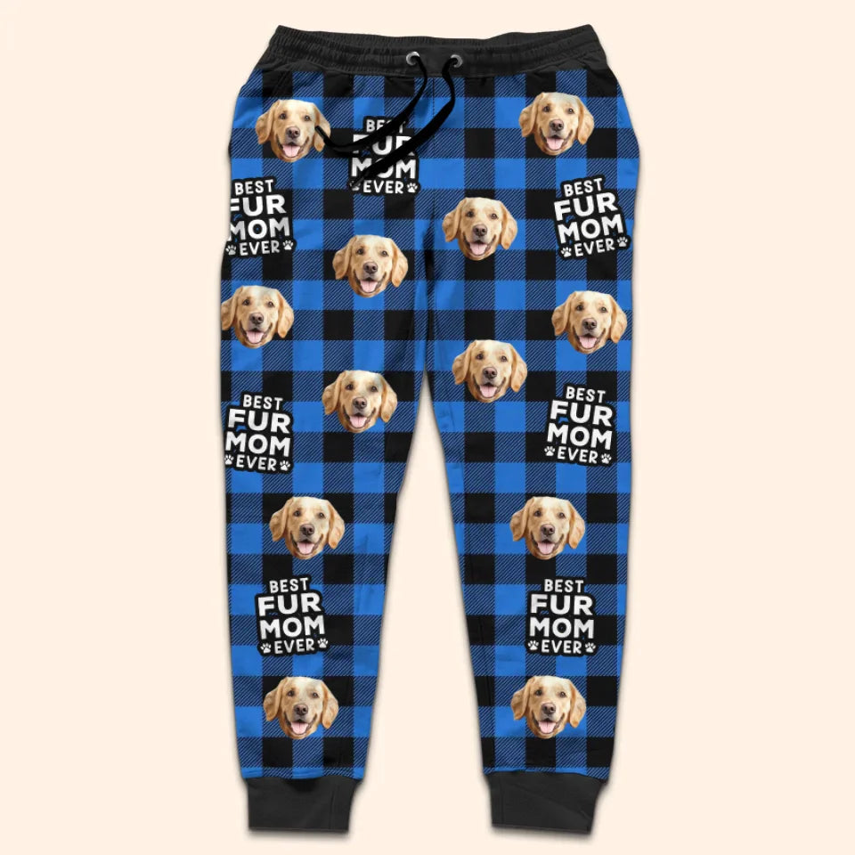 Photo personnalisée « Vous êtes le meilleur cadeau sous le sapin » - Pantalon de survêtement unisexe personnalisé pour chien et chat - Cadeau de Noël pour les propriétaires et les amoureux des animaux