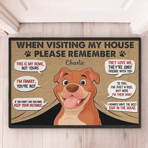 L'entrée n'est autorisée que si mes amis à quatre pattes l'approuvent - Tapis décoratif personnalisé pour chien - Cadeau de pendaison de crémaillère pour propriétaires et amoureux des animaux
