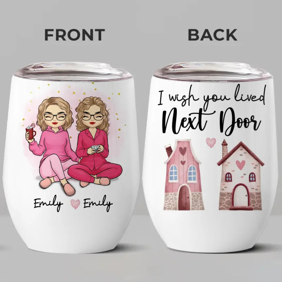 Certaines amitiés sont intemporelles - Verre à vin personnalisé Bestie - Cadeau de Noël pour meilleures amies, meilleures amies, sœurs