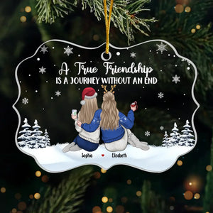 Les filles sont toujours meilleures ensemble - Décoration personnalisée pour meilleure amie - Forme Benelux en acrylique - Cadeau de Noël pour meilleures amies, meilleures amies, sœurs