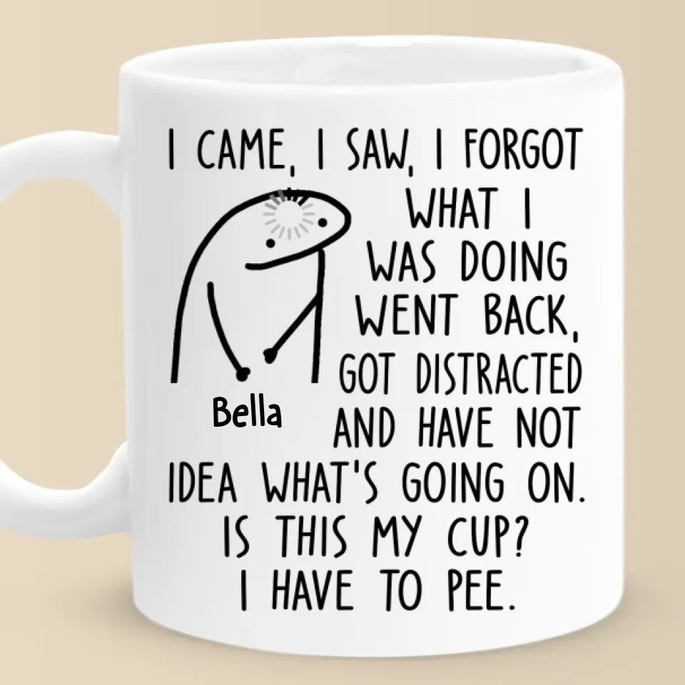 Oublier des choses, c'est mon cardio - Mug personnalisé pour ami - Cadeau de Noël, cadeau d'anniversaire pour meilleurs amis, membres de la famille, collègues, vous-même