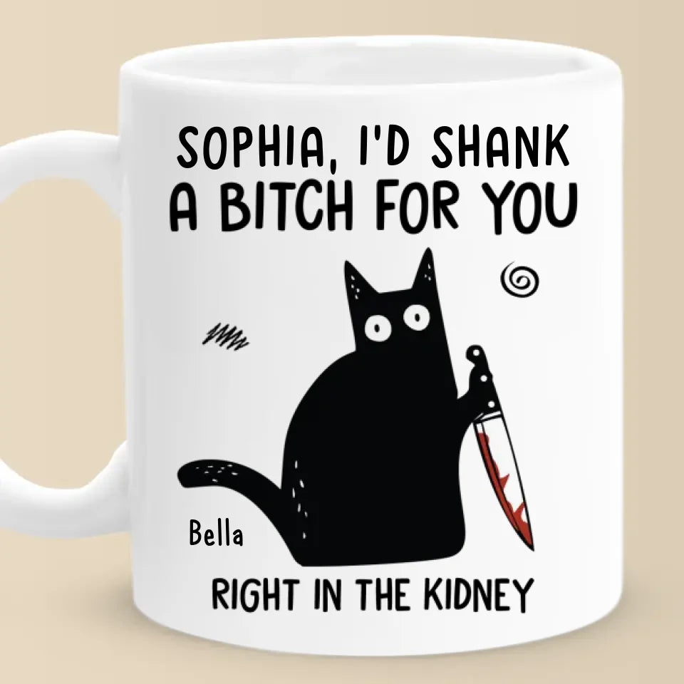 Savourez un café, riez et soutenez-vous les uns les autres ! Mug personnalisé pour amis ! Cadeau de Noël pour amis, sœurs, membres de la famille et collègues.