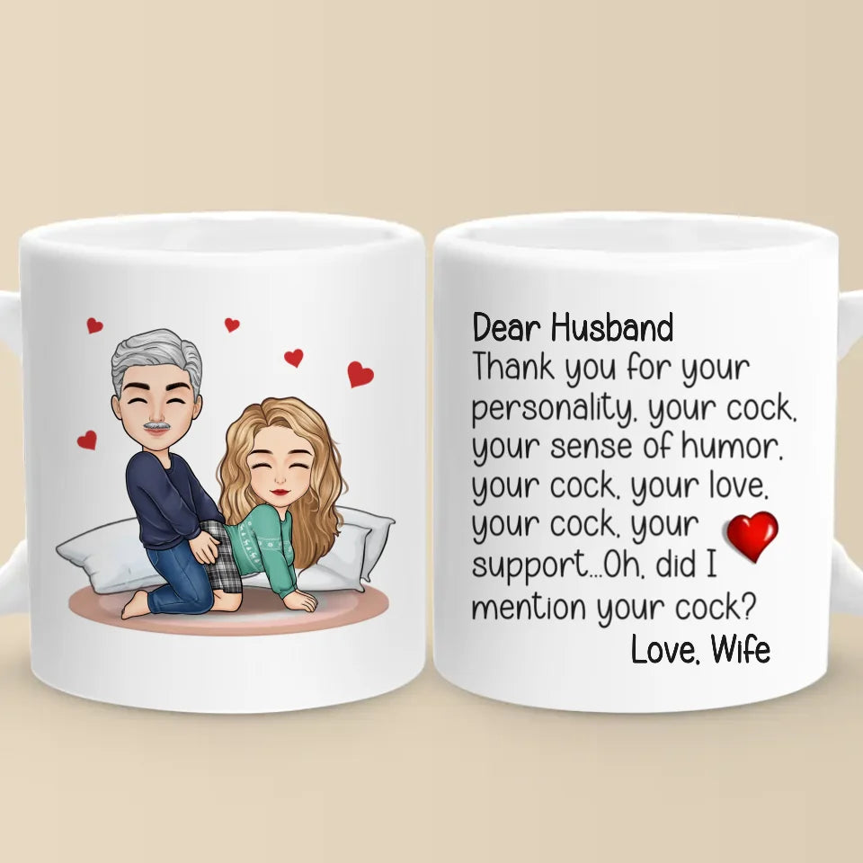 Dans tes bras est mon lieu d'appartenance - Tasse personnalisée pour couple - Cadeau pour mari et femme, anniversaire