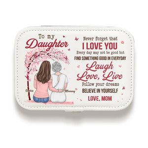 Trouvez quelque chose de bien au quotidien - Coffret à bijoux personnalisé pour la famille - Cadeau pour maman, grand-mère