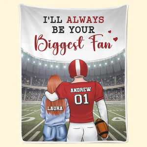 Je suis votre fan numéro un, toujours et pour toujours - Couverture personnalisée personnalisée - Cadeau pour les amateurs de sport, les joueurs de sport