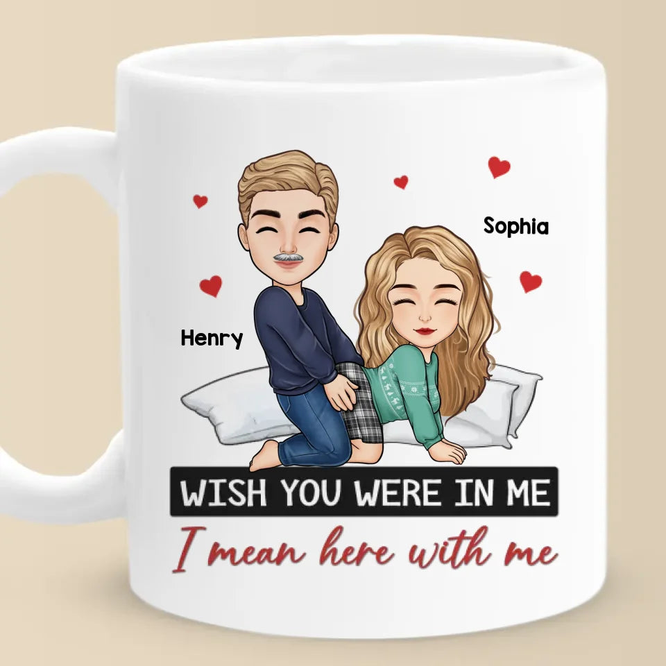 Votre toucher est ma passion - Mug personnalisé pour couple - Cadeau de Noël pour mari et femme, anniversaire, relation à distance