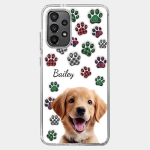Coque de téléphone transparente personnalisée avec photo « Mon meilleur ami a quatre pattes » pour chien et chat, effet gonflable 3D personnalisé, imprimée, cadeau pour propriétaires et amoureux des animaux