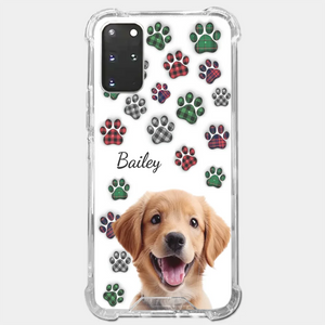 Coque de téléphone transparente personnalisée avec photo « Mon meilleur ami a quatre pattes » pour chien et chat, effet gonflable 3D personnalisé, imprimée, cadeau pour propriétaires et amoureux des animaux