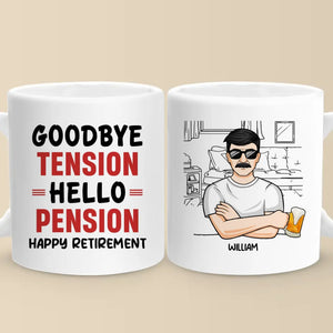 Aujourd'hui est votre jour - Tasse personnalisée pour collègue - Cadeau d'appréciation et de retraite pour collègues, amis de travail, collègues