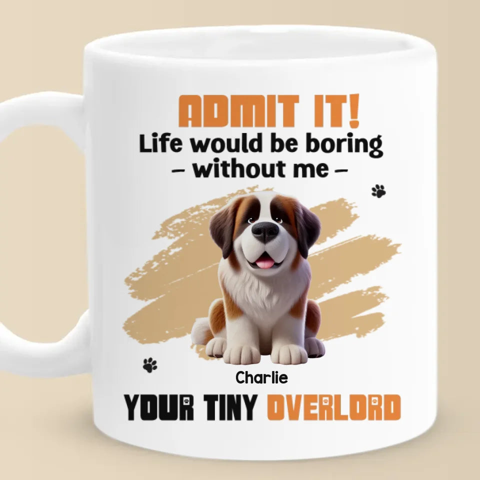 Amis à fourrure, toujours aimés ! Mug personnalisé pour chien ! Cadeau pour propriétaires et amoureux des animaux