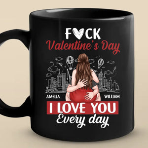 Tu as le goût de l'éternité - Tasse noire personnalisée pour couple - Cadeau pour mari et femme, anniversaire