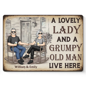 A Lifetime Of Love Is The Sweetest Gift - Couple Personalized Custom Home Decor Metal Sign - House Warming Gift For Husband Wife, Anniversary