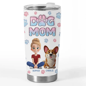 La vie est plus belle avec de la fourrure ! Gobelet personnalisé avec effet gonflable 3D pour chien et chat ! Cadeau pour les propriétaires et les amoureux des animaux.
