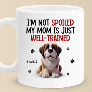 La vie est difficile, mais mon chien la rend meilleure - Mug personnalisé pour chien et chat - Cadeau pour propriétaires et amoureux des animaux