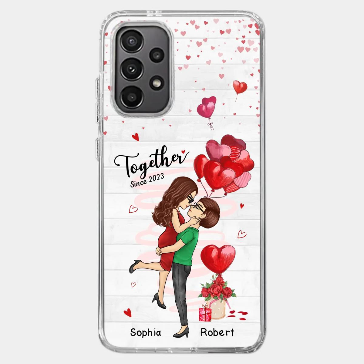 You Are My Greatest Adventure - Couple Personalized Custom Clear Phone Case - Gift For Husband Wife, Anniversary, LGBTQ+
