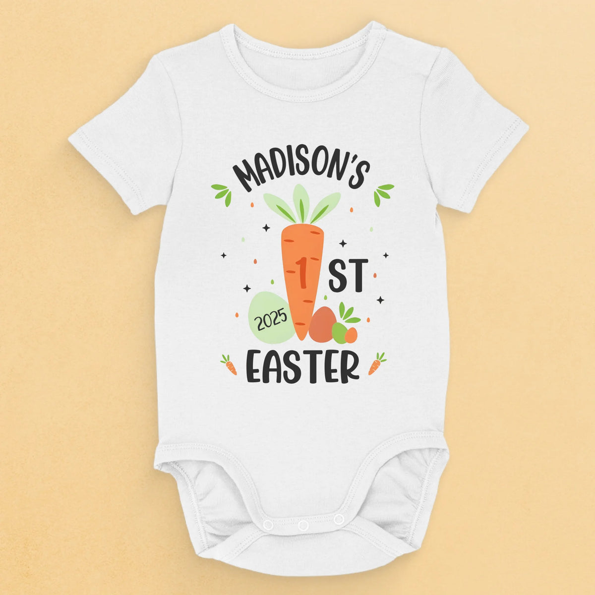 Ma première aventure de Pâques - Body bébé personnalisé en famille - Cadeau de Pâques pour bébé, enfant et nouveau-né