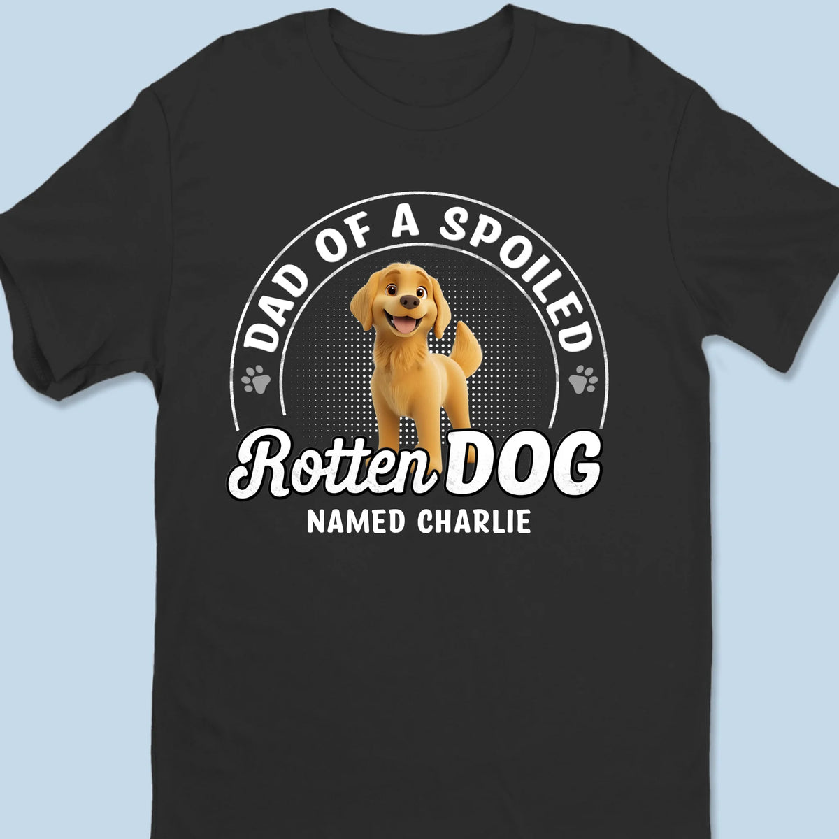 Vivre la vie de maman chien gâtée - T-shirt unisexe personnalisé pour chien, t-shirt premium, sweat à capuche - Cadeau pour propriétaires et amoureux des animaux