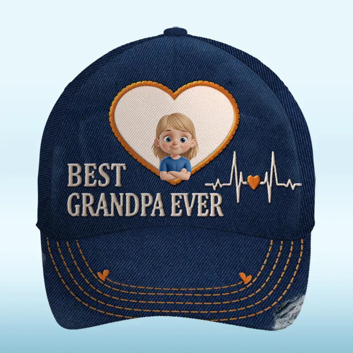 Là où l'amour ne finit jamais - Casquette personnalisée pour la famille, casquette classique à imprimé intégral - Cadeau pour les membres de la famille