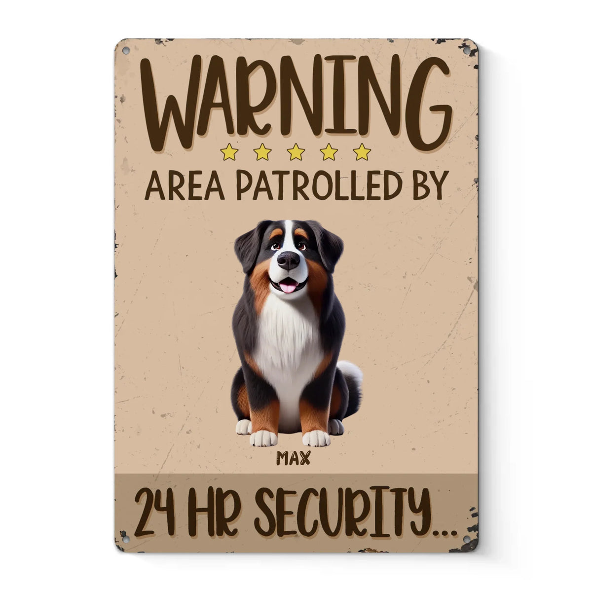 Entrez avec des friandises uniquement - Plaque en métal personnalisée pour chien et chat - Cadeau de pendaison de crémaillère pour propriétaires et amoureux des animaux