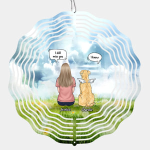 Tu seras toujours mon gardien - Tourne-vent personnalisé commémoratif - Cadeau de condoléances pour les propriétaires d'animaux de compagnie et les amoureux des animaux