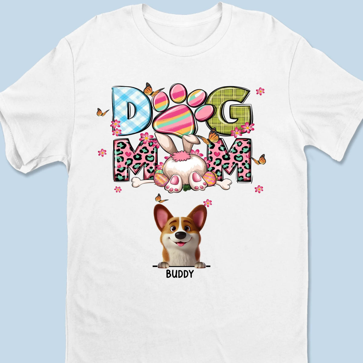 Mes chiens sont mon endroit heureux - T-shirt unisexe personnalisé pour chien, t-shirt premium, sweat à capuche - Cadeau de Pâques pour les propriétaires d'animaux et les amoureux des animaux