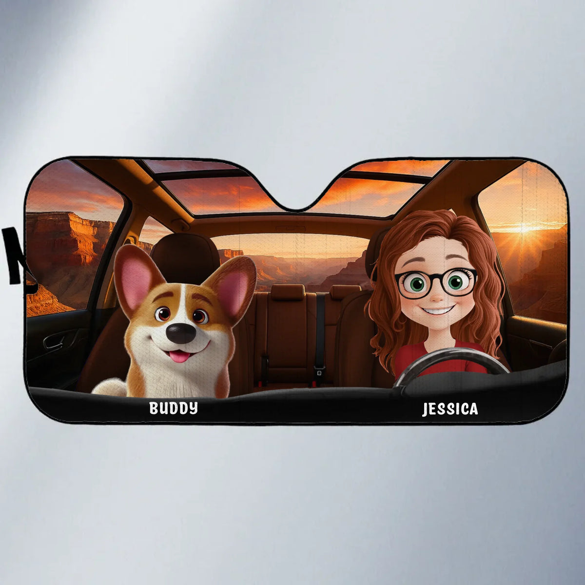 Paw-Sitively, la meilleure maman de chien au monde ! Pare-soleil personnalisé pour pare-brise de voiture, protection de fenêtre de voiture, cadeau pour la fête des Mères et les amoureux des animaux.