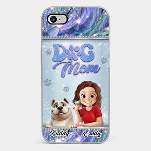 Coque de téléphone transparente personnalisée « Forever My Best Friend » pour chien - Cadeau pour les propriétaires et les amoureux des animaux