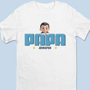 Tu as rendu la vie géniale - T-shirt unisexe personnalisé pour la famille, T-shirt premium, sweat à capuche - Fête des pères, cadeau pour papa, grand-père