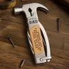 Fabriqué avec amour, papa - Marteau multi-outils personnalisé pour la famille - Fête des pères, cadeau pour papa, grand-père