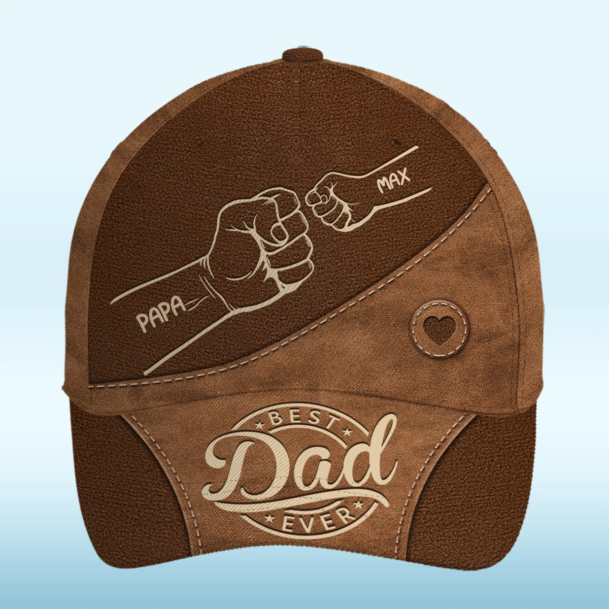 Mon premier super-héros - Casquette personnalisée familiale, casquette classique à imprimé intégral - Fête des pères, cadeau pour papa, grand-père